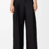 Pantalones de lana y seda Negro Pantalones de lana y seda Negro