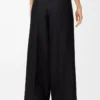 Pantalones de lana y seda Negro Pantalones de lana y seda Negro