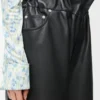 Pantalones flamenco de piel de cordero napa Negro Pantalones flamenco de piel de cordero napa Negro