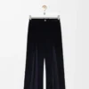 Pantalones híbridos de algodón y lana Azul marino oscuro/Marino Pantalones híbridos de algodón y lana Azul marino oscuro/Marino