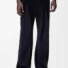 Pantalones híbridos de algodón y lana Azul marino oscuro/Marino Pantalones híbridos de algodón y lana Azul marino oscuro/Marino