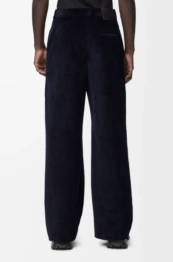 Pantalones híbridos de algodón y lana Azul marino oscuro/Marino Pantalones híbridos de algodón y lana Azul marino oscuro/Marino