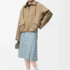 Parka con capucha de algodón beige Parka con capucha de algodón beige