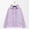 Parka corta de algodón técnico Lila Parka corta de algodón técnico Lila