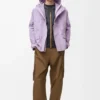 Parka corta de algodón técnico Lila Parka corta de algodón técnico Lila