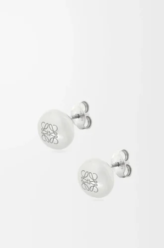 Pendientes Anagram Pebble en plata de ley Plata