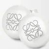 Pendientes Anagram Pebble en plata de ley Plata Pendientes Anagram Pebble en plata de ley Plata