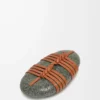 Piedra con nudo Kagero y piel de becerro, color tostado Piedra con nudo Kagero y piel de becerro, color tostado