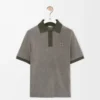 Polo de algodón verde caqui Polo de algodón verde caqui