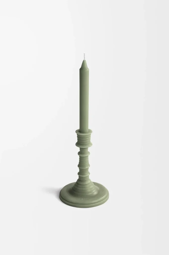 Portavelas de cera con aroma a marihuana Verde oscuro Portavelas de cera con aroma a marihuana Verde oscuro