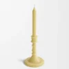 Portavelas de cera perfumado con esencia de madreselva Amarillo Portavelas de cera perfumado con esencia de madreselva Amarillo