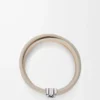 Pulsera Anagram Bombé con giro en piel de becerro Corda Pulsera Anagram Bombé con giro en piel de becerro Corda