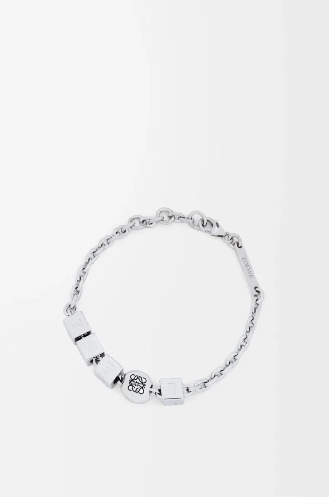 Pulsera Pebble Cube en plata de ley Plata Pulsera Pebble Cube en plata de ley Plata