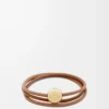 Pulsera Pebble en piel de becerro Warm Desert Pulsera Pebble en piel de becerro Warm Desert