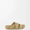 Sandalias deslizantes con hebilla Ease en ante Sahara Sandalias deslizantes con hebilla Ease en ante Sahara