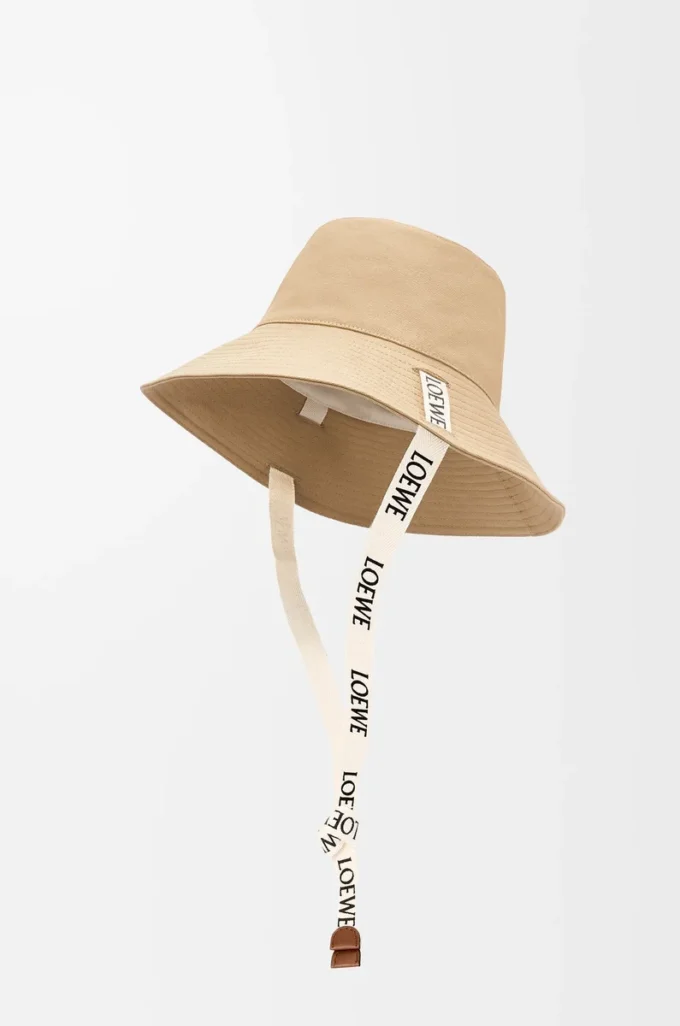 Sombrero de pescador en lona Sand