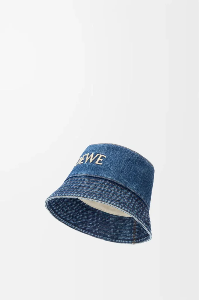 Sombrero de pescador LOEWE en denim Denim Blue Sombrero de pescador LOEWE en denim Denim Blue