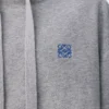 Sudadera con capucha de lana gris jaspeado claro Sudadera con capucha de lana gris jaspeado claro