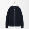 Sudadera con capucha y cremallera Anagram de lana azul marino Sudadera con capucha y cremallera Anagram de lana azul marino
