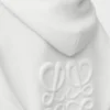 Sudadera con capucha y cremallera Anagram de lana Blanca