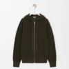 Sudadera con capucha y cremallera Anagram de lana verde caqui Sudadera con capucha y cremallera Anagram de lana verde caqui