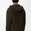Sudadera con capucha y cremallera Anagram de lana verde caqui Sudadera con capucha y cremallera Anagram de lana verde caqui