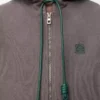 Sudadera con capucha y cremallera de algodón Gris oscuro Sudadera con capucha y cremallera de algodón Gris oscuro