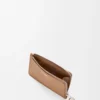 Tarjetero con monedero Pebble en piel de becerro granulada Pebble Mocha Tarjetero con monedero Pebble en piel de becerro granulada Pebble Mocha
