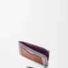 Tarjetero para monedas en piel de becerro granulada suave Dirty Mauve/Squirrel Tarjetero para monedas en piel de becerro granulada suave Dirty Mauve/Squirrel
