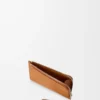 Tarjetero para monedas Puzzle en piel de becerro granulada flexible, marrón claro cañón Tarjetero para monedas Puzzle en piel de becerro granulada flexible, marrón claro cañón