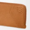 Tarjetero para monedas Puzzle en piel de becerro granulada flexible, marrón claro cañón Tarjetero para monedas Puzzle en piel de becerro granulada flexible, marrón claro cañón