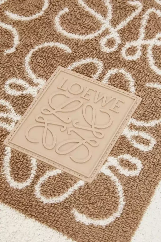 Toalla Anagram de algodón Beige
