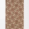 Toalla de algodón marrón/beige
