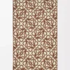 Toalla de algodón marrón/beige