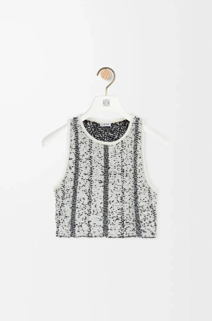 Top de lana Blanco/Negro Top de lana Blanco/Negro