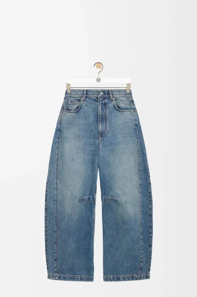Vaqueros acampanados de denim Denim lavado Vaqueros acampanados de denim Denim lavado