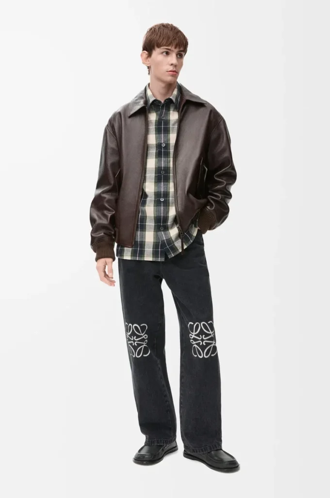Vaqueros baggy Anagram en denim Negro Vaqueros baggy Anagram en denim Negro