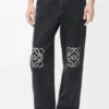 Vaqueros baggy Anagram en denim Negro Vaqueros baggy Anagram en denim Negro