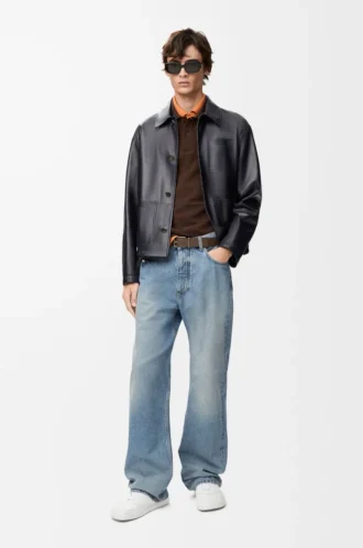 Vaqueros en denim azul vintage