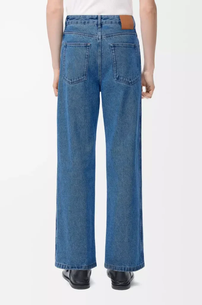 Vaqueros holgados Anagram en denim azul medio.