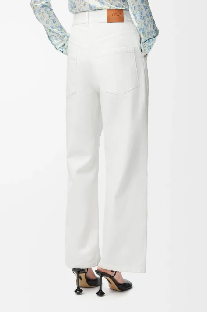 Vaqueros holgados Anagram en denim blanco Vaqueros holgados Anagram en denim blanco