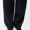 Vaqueros holgados Anagram en denim Negro Vaqueros holgados Anagram en denim Negro