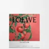 Vela grande Tomato Leaves, color rojo
