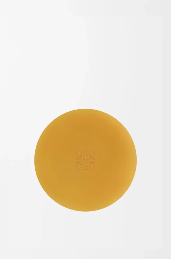 Vela mediana de cera de abeja amarilla