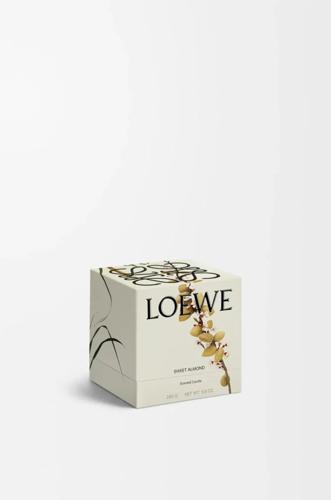 Vela perfumada Midi Sweet Almond, color rojo