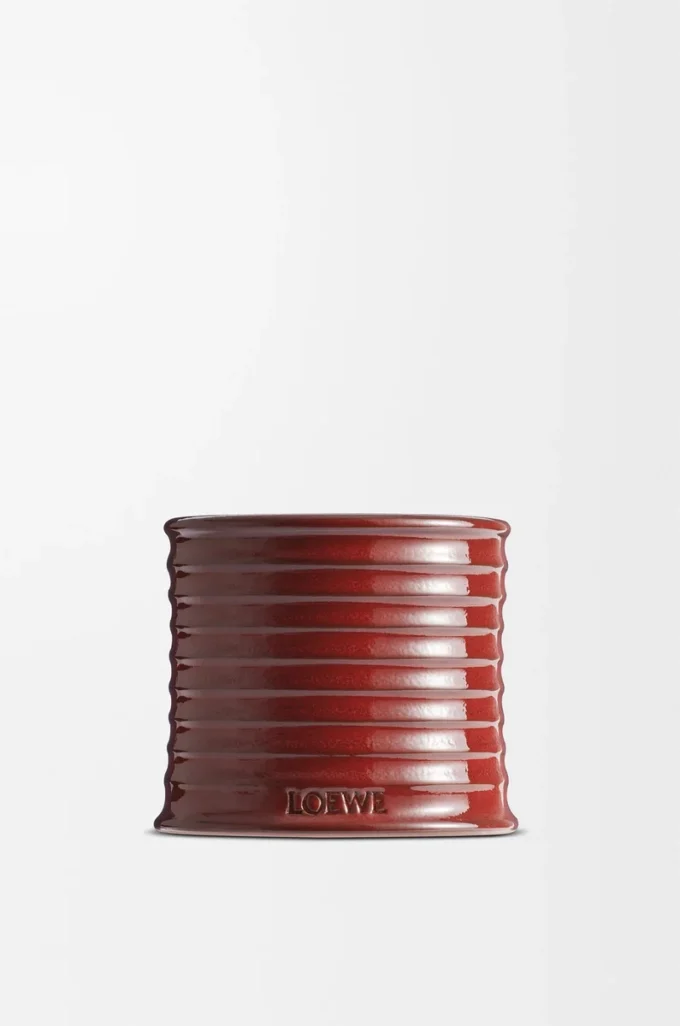 Vela perfumada Midi Sweet Almond, color rojo