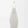 Vestido drapeado de seda blanco Vestido drapeado de seda blanco