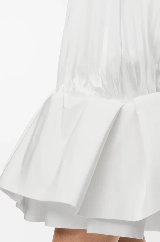 Vestido flamenco de viscosa Blanco Vestido flamenco de viscosa Blanco