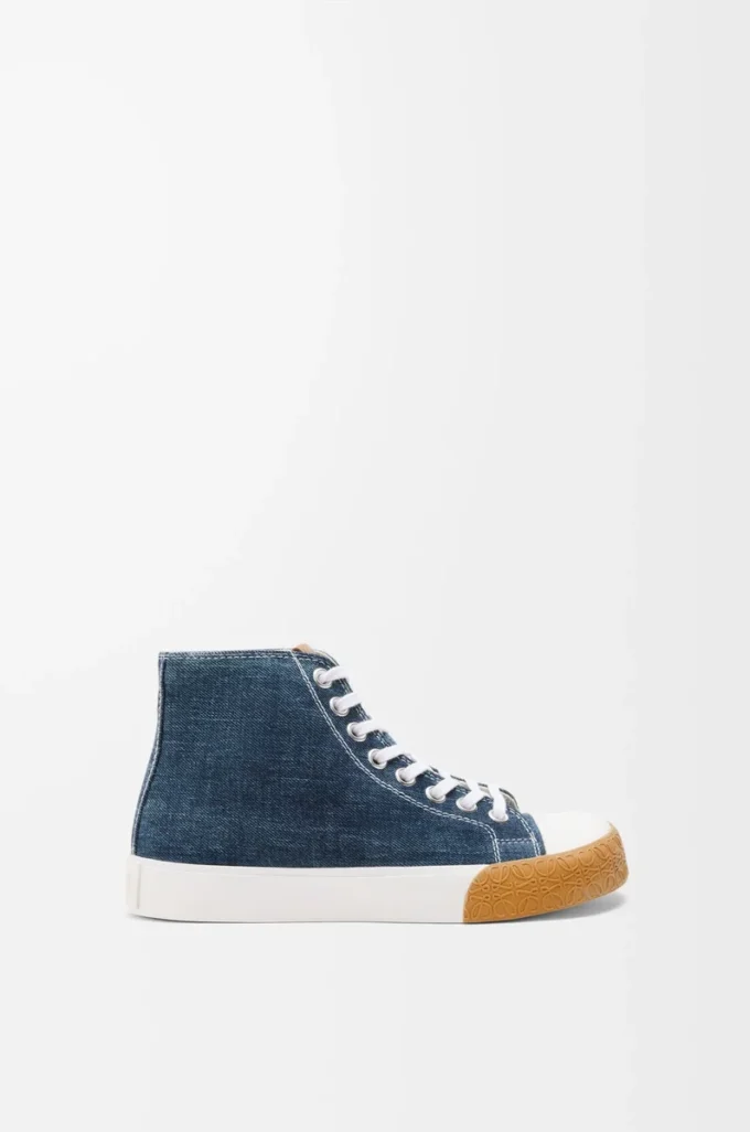 Zapatillas altas Bloc en denim Denim lavado Zapatillas altas Bloc en denim Denim lavado
