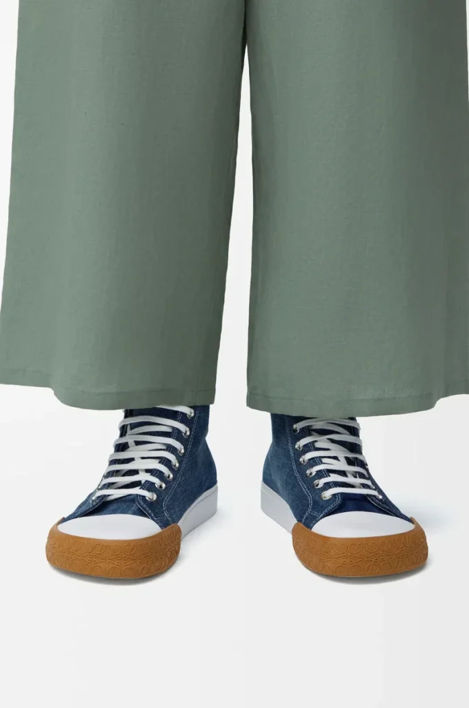 Zapatillas altas Bloc en denim Denim lavado Zapatillas altas Bloc en denim Denim lavado